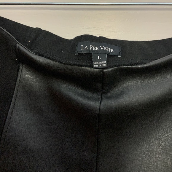 Anthropologie:  Suede Ponte Leggings - Picture 9 of 12